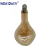 NEWDAYS brand cross-border new lotus-shaped bulb, brown filament lamp E27, household screw-type retro American energy-saving bulb, energy-saving high-brightness, ultra-long battery life, limited-time discount bulb Item Picture